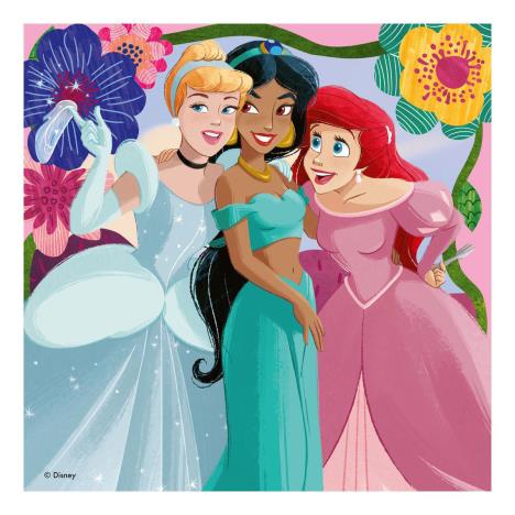 Disney Princess 3 x 49pc Jigsaw Puzzles Extra Image 2